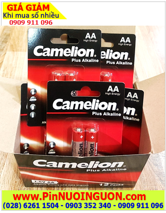 COMBO mua 01Hộp 12vỉ (24viên) Pin AA 1.5v Alkaline Camelion Plus LR6-AM3 Mignon _Giá chỉ 204.000/Hộp